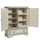 Magnolia Manor Door Chest in Antique White image
