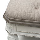 Magnolia Manor Bed Bench in Antique White