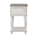 Magnolia Manor Leg Nightstand in Antique White image