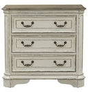 Liberty Magnolia Manor 3 Drawer Bedside Chest in Antique White image