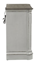 Liberty Magnolia Manor 3 Drawer Bedside Chest in Antique White