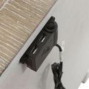 Liberty Magnolia Manor 3 Drawer Bedside Chest in Antique White