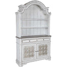 Liberty Furniture Magnolia Manor Display China in Antique White image