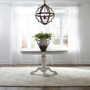 Magnolia Manor 5 Piece Pedestal Table Set