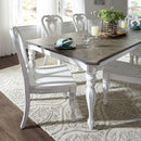 Magnolia Manor Opt 5 Piece Rectangular Table Set