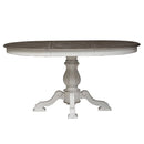 Liberty Furniture Magnolia Manor Round/Oval Pedestal Table in Antique White