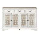Magnolia Manor Hall Buffet in Antique White