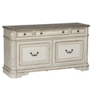 Liberty Magnolia Manor Credenza in Antique White image