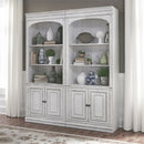 Liberty Magnolia Manor Bunching Bookcase in Antique White
