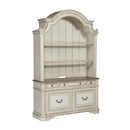 Magnolia Manor 3 Piece Desk & Hutch Set