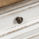 Liberty Magnolia Manor Jr Executive Desk in Antique White 244-HOJ-DSK