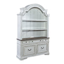 Magnolia Manor Opt Credenza & Hutch