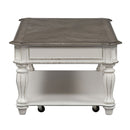 Liberty Magnolia Manor Rectangular Cocktail Table in Antique White