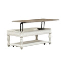 Magnolia Manor Lift Top Cocktail Table in Antique White