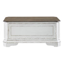 Magnolia Manor Storage Trunk in Antique White