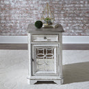 Liberty Magnolia Manor Chair Side Table in Antique White