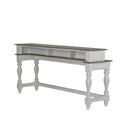 Magnolia Manor Console Bar Table in Antique White image