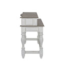 Magnolia Manor Console Bar Table in Antique White image