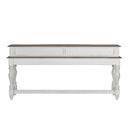 Magnolia Manor Console Bar Table in Antique White