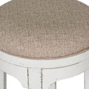 Magnolia Manor Console Swivel Stool in Antique White
