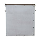 Liberty Furniture Magnolia Manor Pet Feeder Cabinet in Antique White & Weathered Bark EST SHIP TIME APPX 4 WEEKS