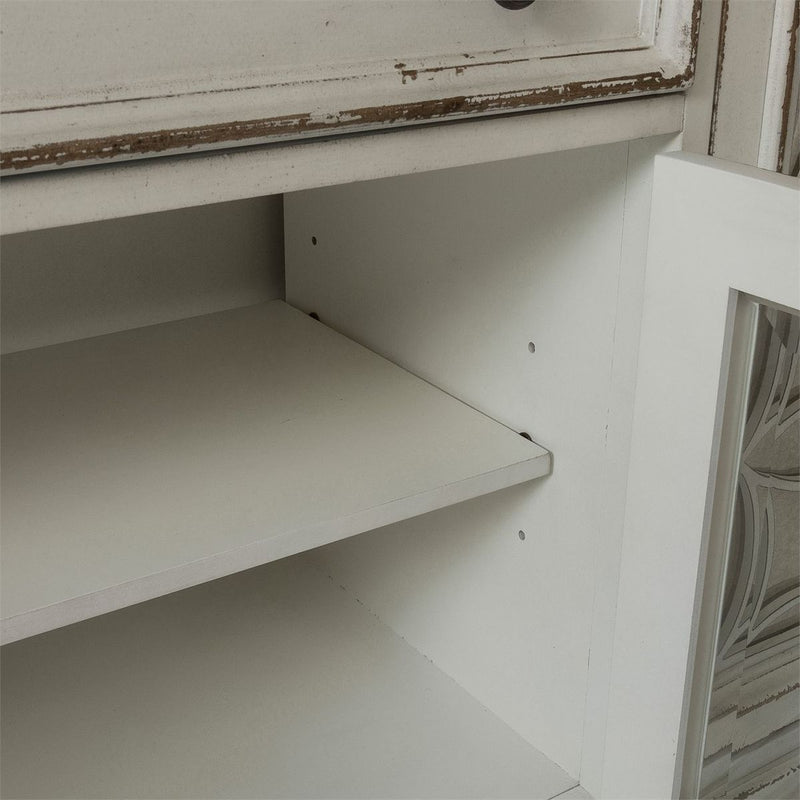 Liberty Magnolia Manor Entertainment TV Stand in Antique White