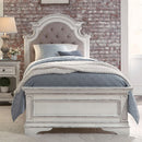 Liberty Magnolia Manor Full Upholstered Bed in Antique White image