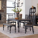 Magnolia Manor Opt 6 Piece Leg Table Set image