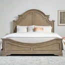 Liberty Furniture Magnolia Manor II Queen Panel Bed in Weathered Bisque image
