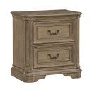 Magnolia Manor II 2 Drawer Nightstand in Weathered Bisque
