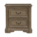 Magnolia Manor II 2 Drawer Nightstand in Weathered Bisque
