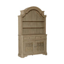Liberty Furniture Magnolia Manor Buffet with Hutch in Weathered Bisque image