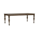 Liberty Furniture Magnolia Manor Rectangular Leg Dining Table in Weathered Bisque