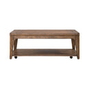 Liberty Furniture Ashford Rectangular Cocktail Table in Sienna