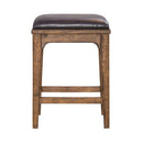 Liberty Furniture Ashford Upholstered Console Stool in Sienna