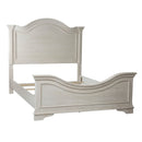 Liberty Furniture Bayside King Panel Bed in Antique White