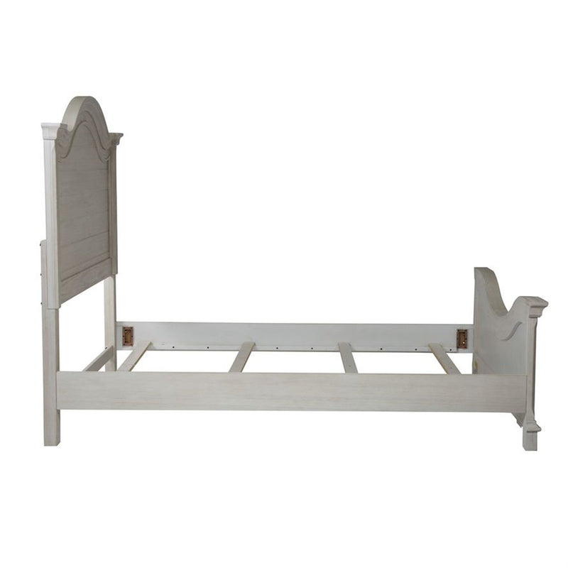 Liberty Furniture Bayside Queen Panel Bed in Antique White