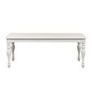 Summer House Rectangular Leg Table in Oyster White image
