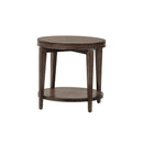 Liberty Furniture Penton Round End Table in Espresso Stone268-OT1020 image