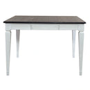 Allyson Park Pedestal Counter Height Leg Table in Wirebrushed White image
