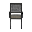 Liberty Furniture Caruso Heights Panel Back Arm Chair (Set of 2) in Aged Whiskey