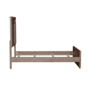 Liberty Furniture Horizons Twin Panel Bed with HB Lights in Graystone