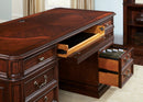 Liberty Brayton Manor Jr Executive Desk in Cognac