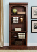 Liberty Brayton Manor Jr Executive Open Bookcase in Cognac