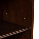 Brayton Manor Jr Executive 48 Inch Bookcase (RTA) in Cognac