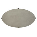 Cascade Oval Cocktail Table in Wire Brush Rustic Brown