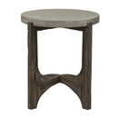 Cascade End Table in Wire Brush Rustic Brown