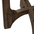Cascade Chair Side Table in Wire Brush Rustic Brown