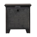 Paradise Valley Nightstand with Charging Station in Saddle Brown