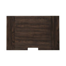 Paradise Valley Nightstand with Charging Station in Saddle Brown